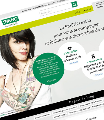 Julie Béal - Smeno - Webdesign