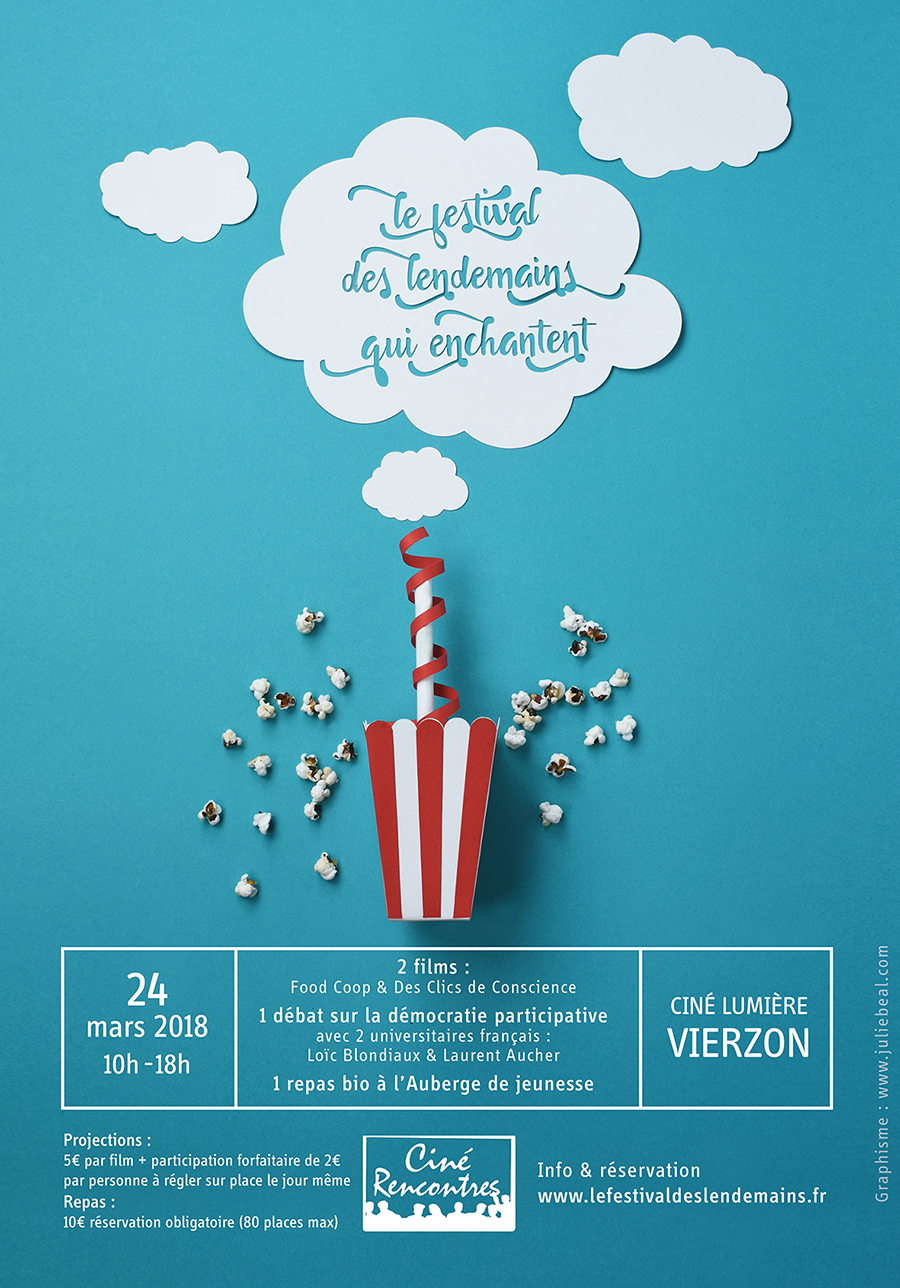 Julie Béal Graphiste Vierzon Affiche festibval des lendemains qui enchantent